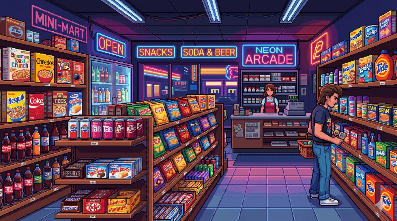 Neon Spawn Point Arcade